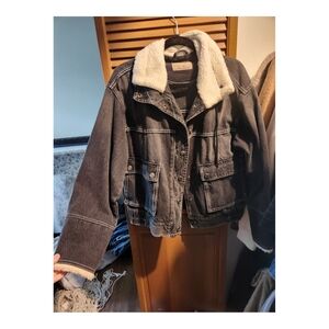 We the Free Denim Bomber Jacket Size XS